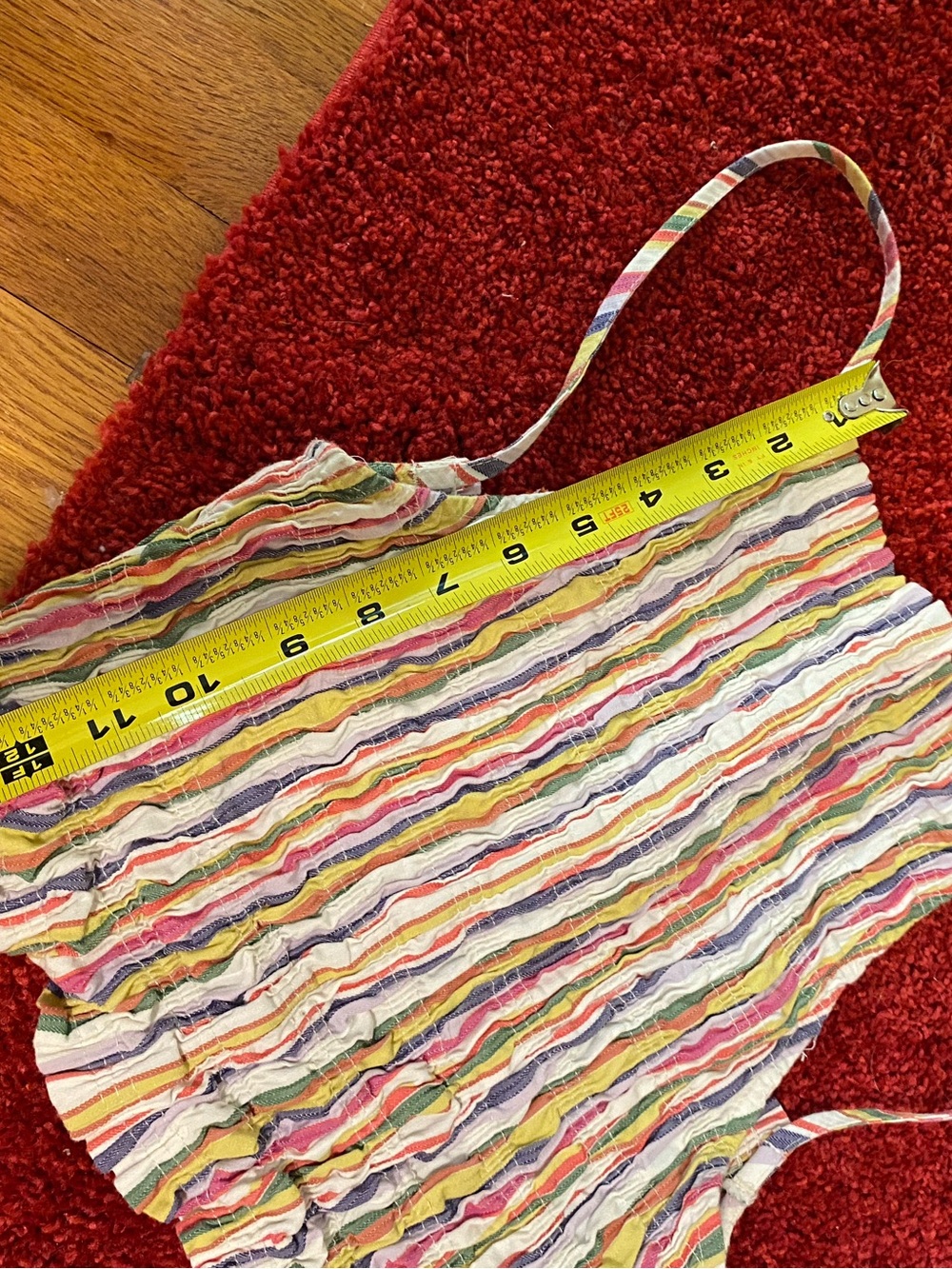 Zara Smocked Multicolor Striped Tank - Picture 3 of 5
